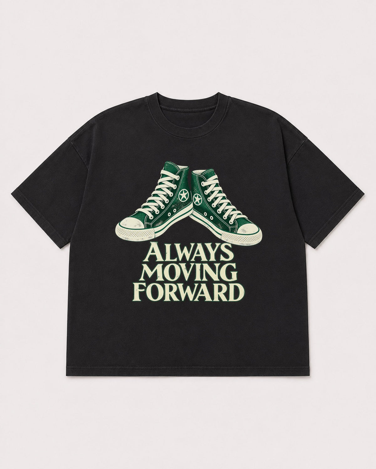 Mockup Boxy Heavyweight Tee Black product