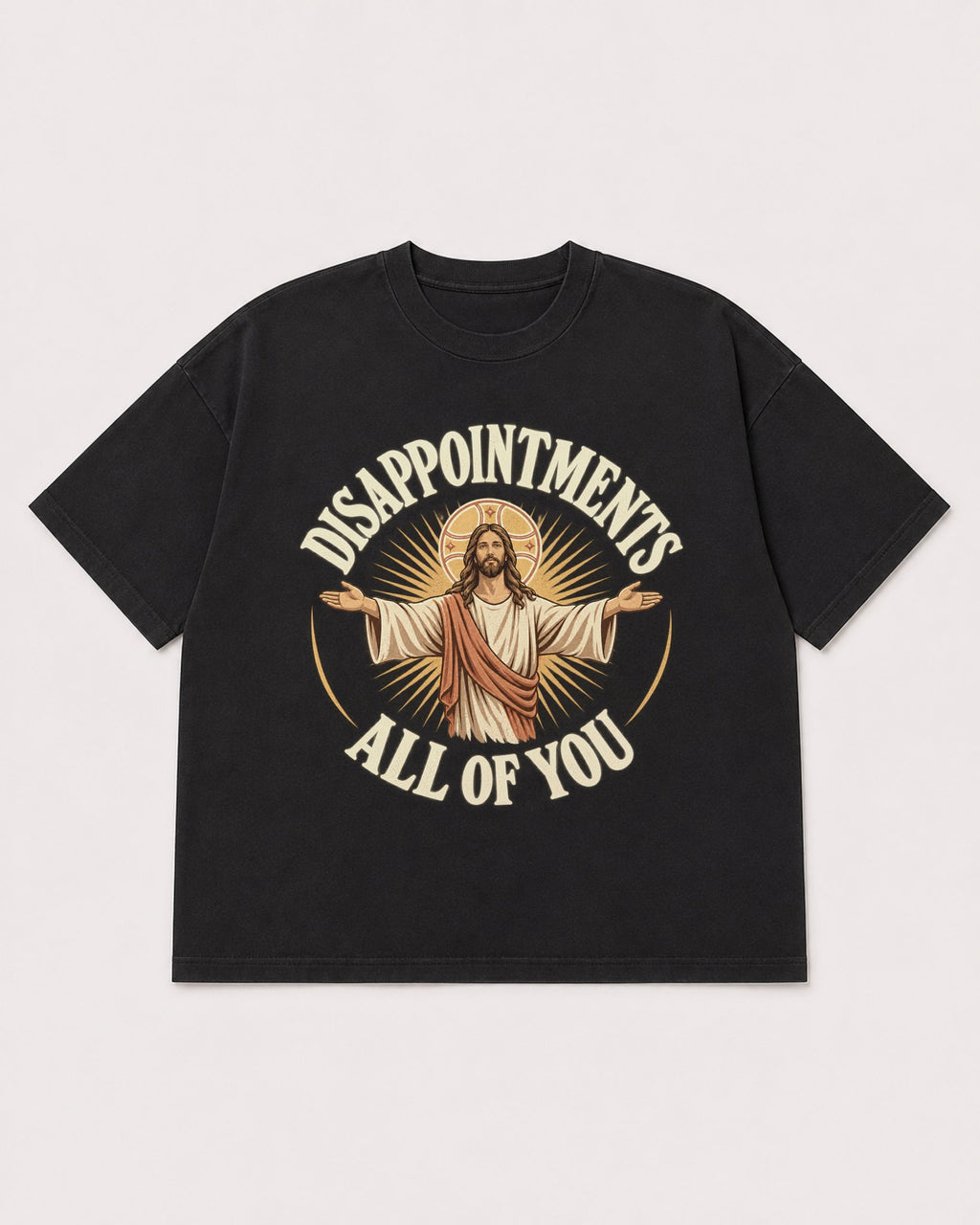 Mockup Boxy Heavyweight Tee Black product
