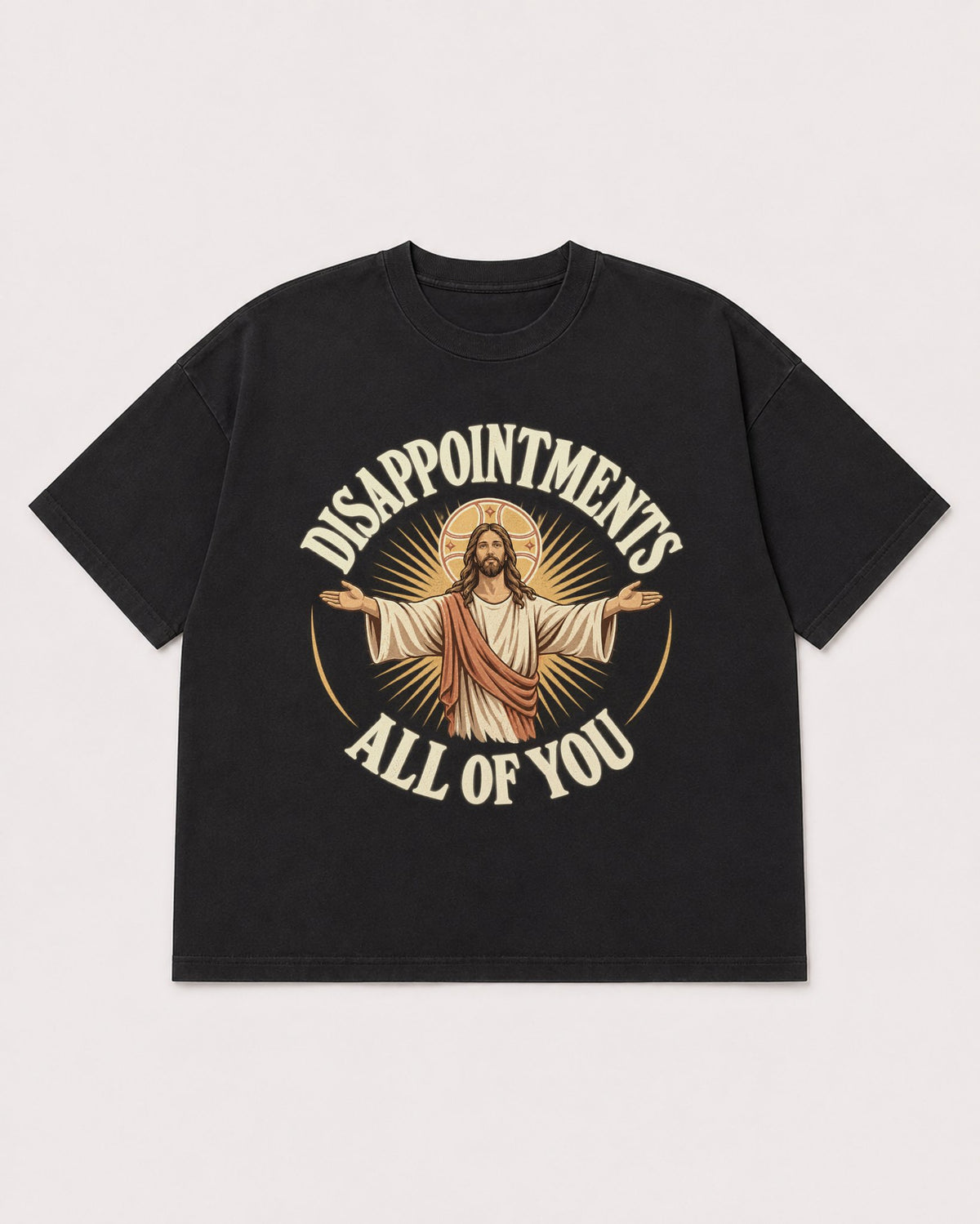 Mockup Boxy Heavyweight Tee Black product