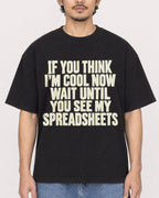 Mockup Boxy Heavyweight Tee Black male close-up 02
