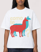 Mockup Boxy Heavyweight Tee White female close-up 04