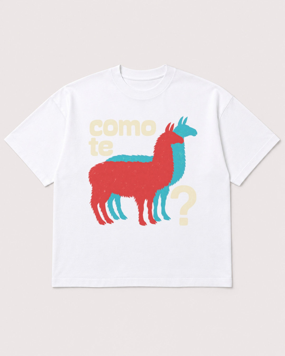 Mockup Boxy Heavyweight Tee White product