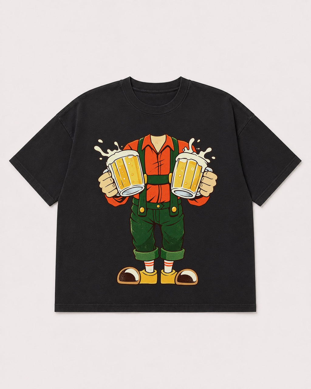 Mockup Boxy Heavyweight Tee Black product