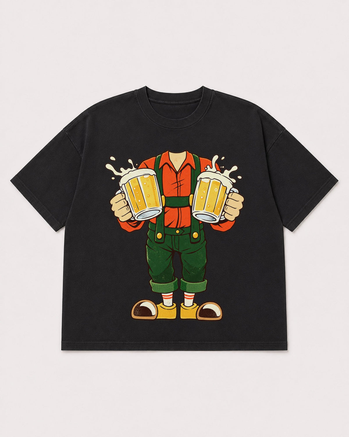 Mockup Boxy Heavyweight Tee Black product