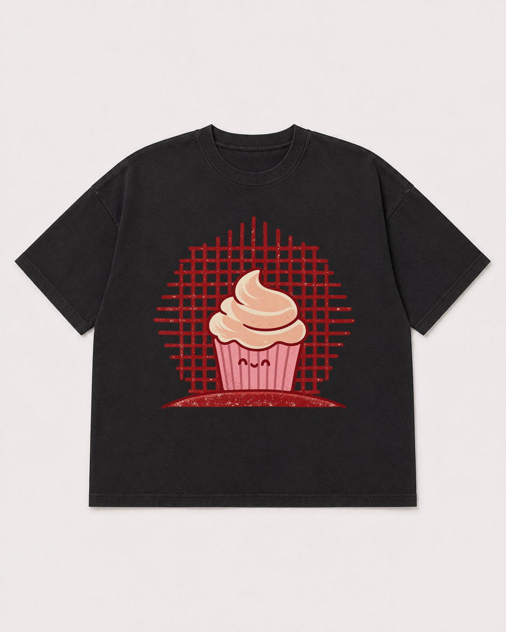 Mockup Boxy Heavyweight Tee Black product