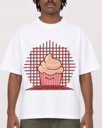 Mockup Boxy Heavyweight Tee White male close-up 04