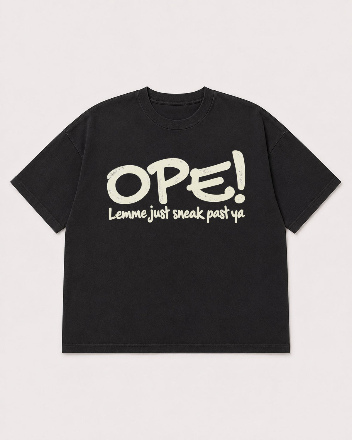 Mockup Boxy Heavyweight Tee Black product
