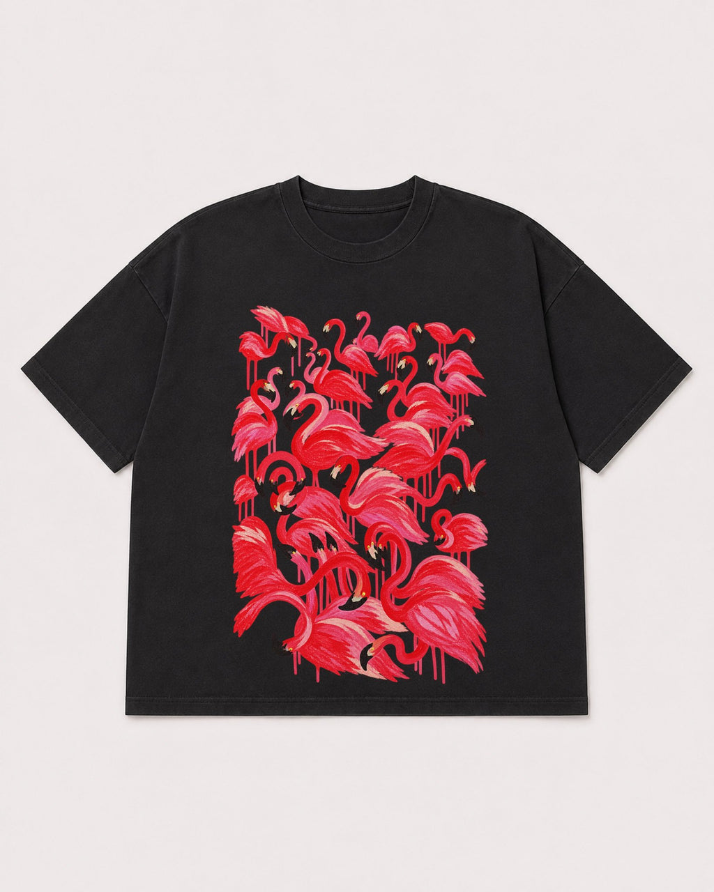 Mockup Boxy Heavyweight Tee Black product