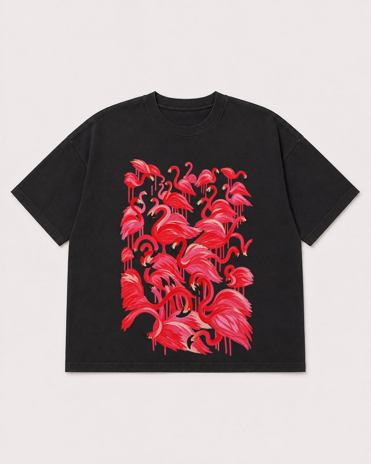 Mockup Boxy Heavyweight Tee Black product