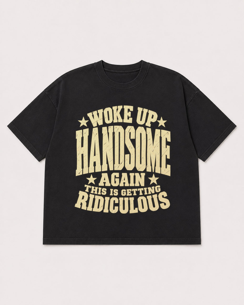 Mockup Boxy Heavyweight Tee Black product