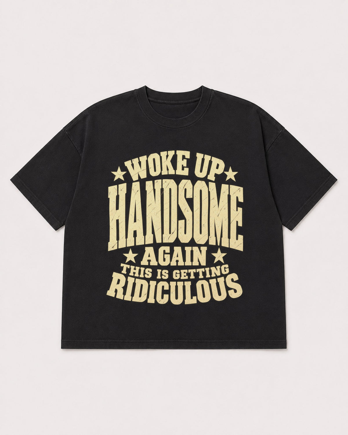 Mockup Boxy Heavyweight Tee Black product