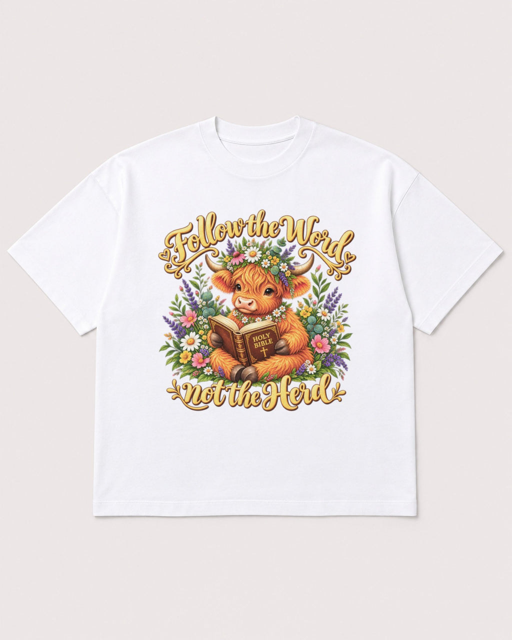Mockup Boxy Heavyweight Tee White product