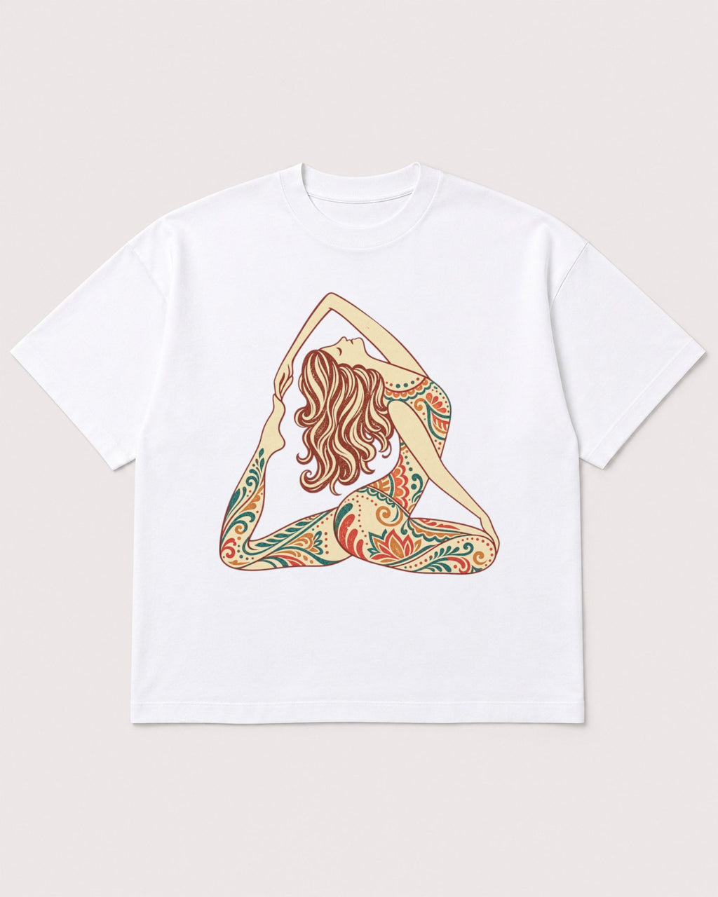Mockup Boxy Heavyweight Tee White product