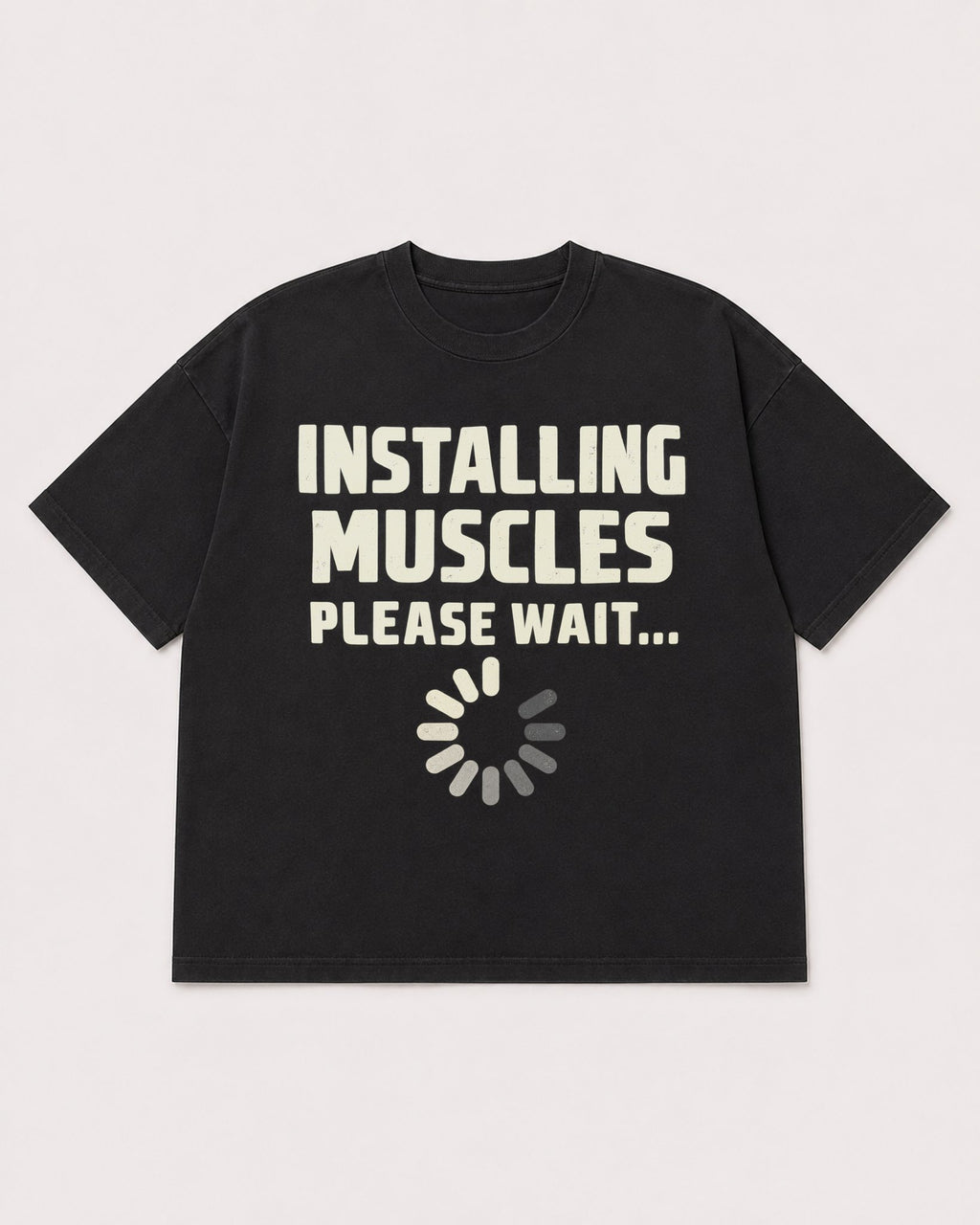 Mockup Boxy Heavyweight Tee Black product