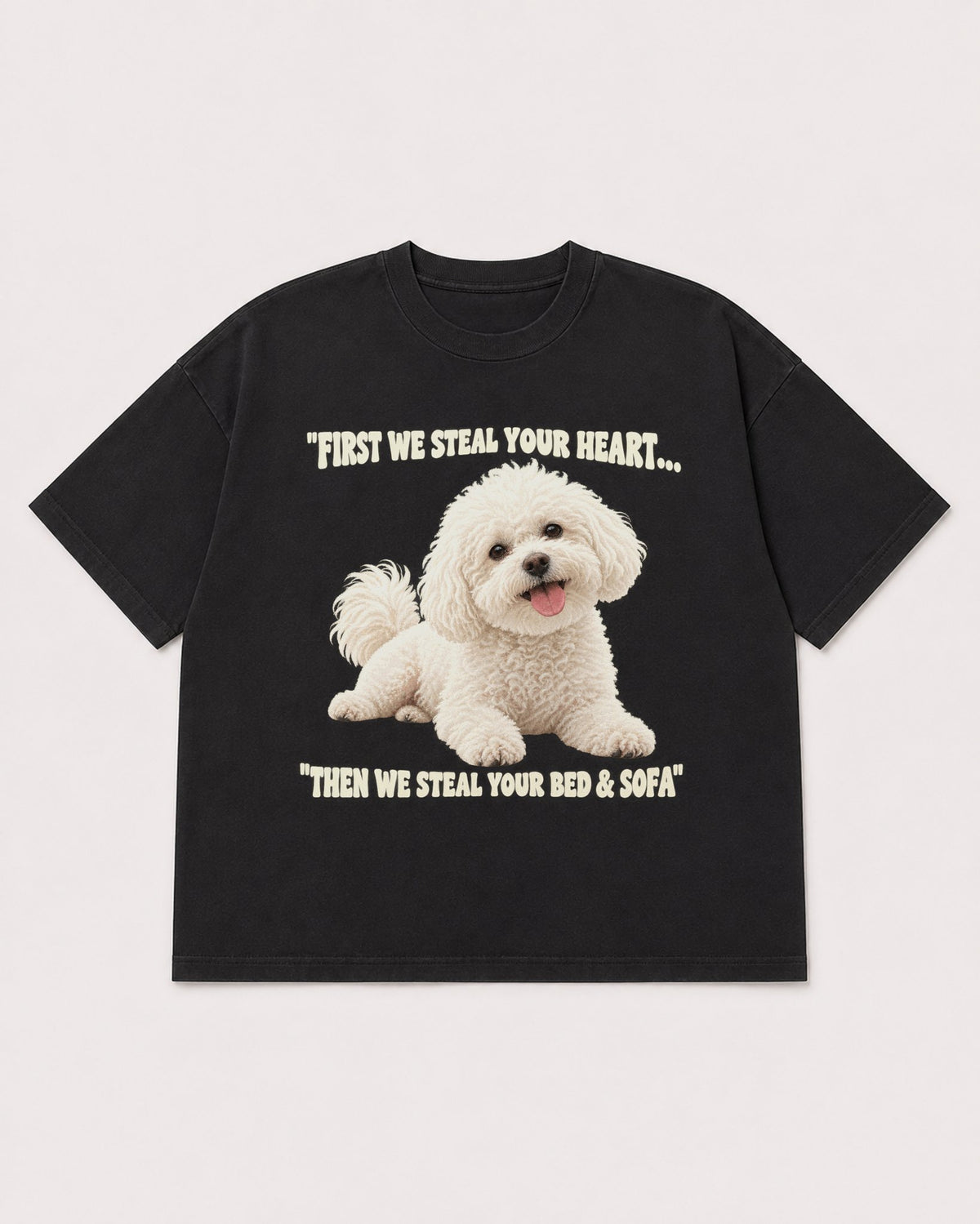 Mockup Boxy Heavyweight Tee Black product