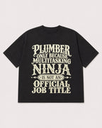 Mockup Boxy Heavyweight Tee Black product