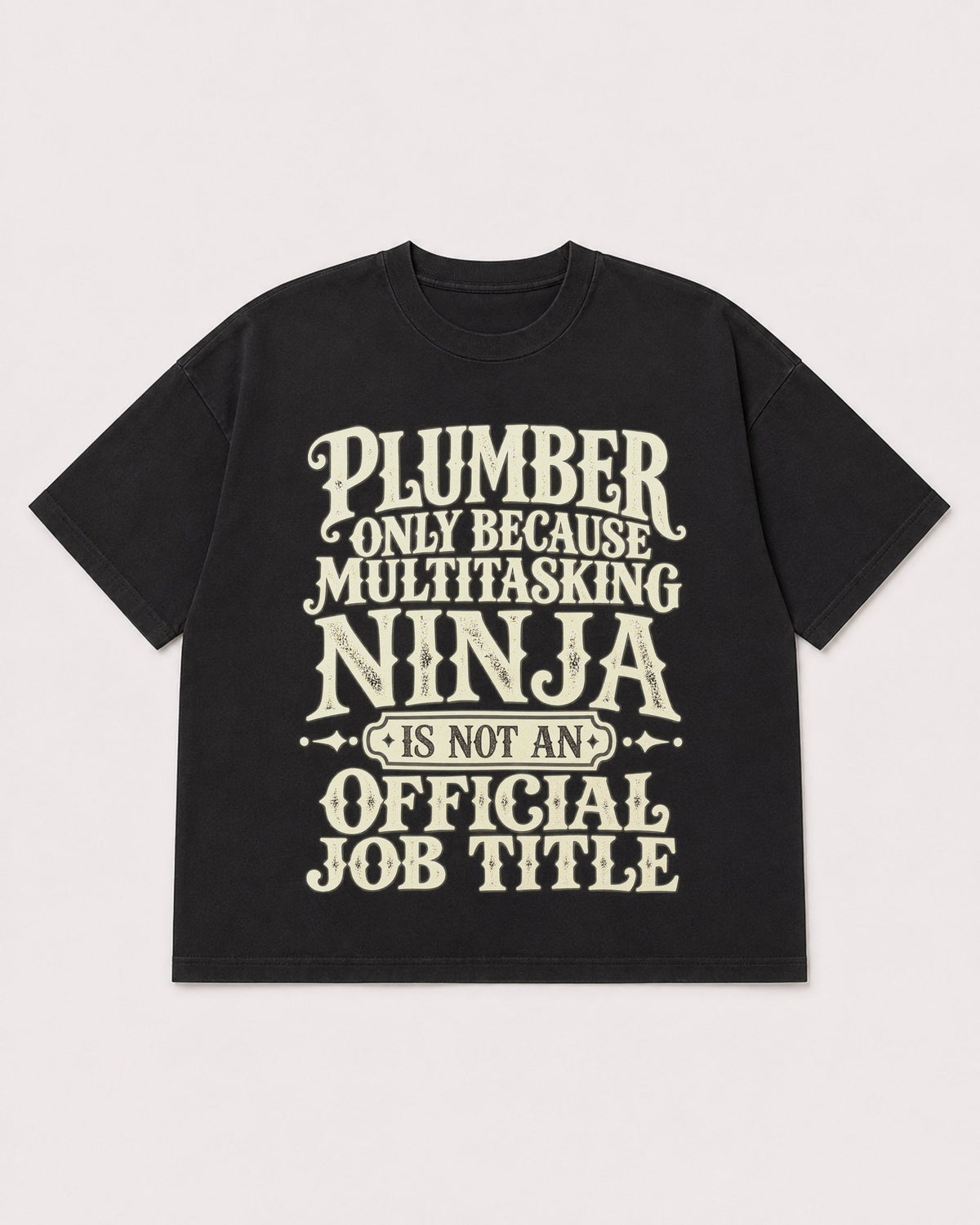 Mockup Boxy Heavyweight Tee Black product