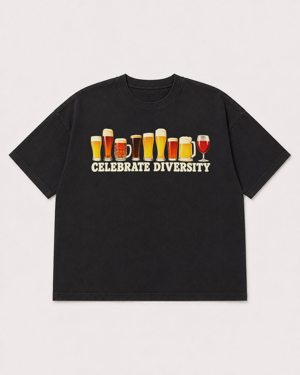 Mockup Boxy Heavyweight Tee Black product