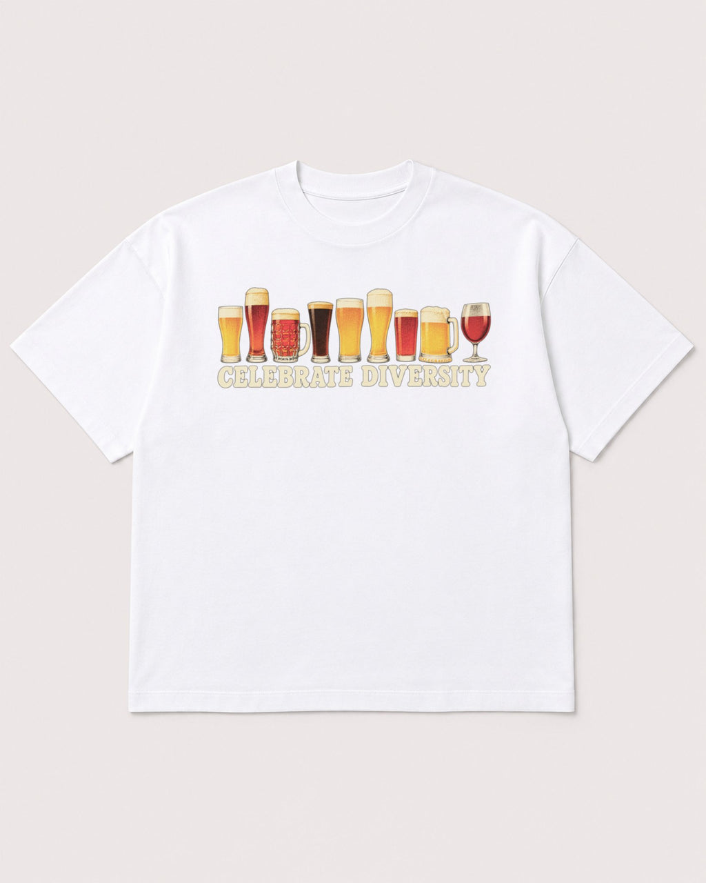 Mockup Boxy Heavyweight Tee White product