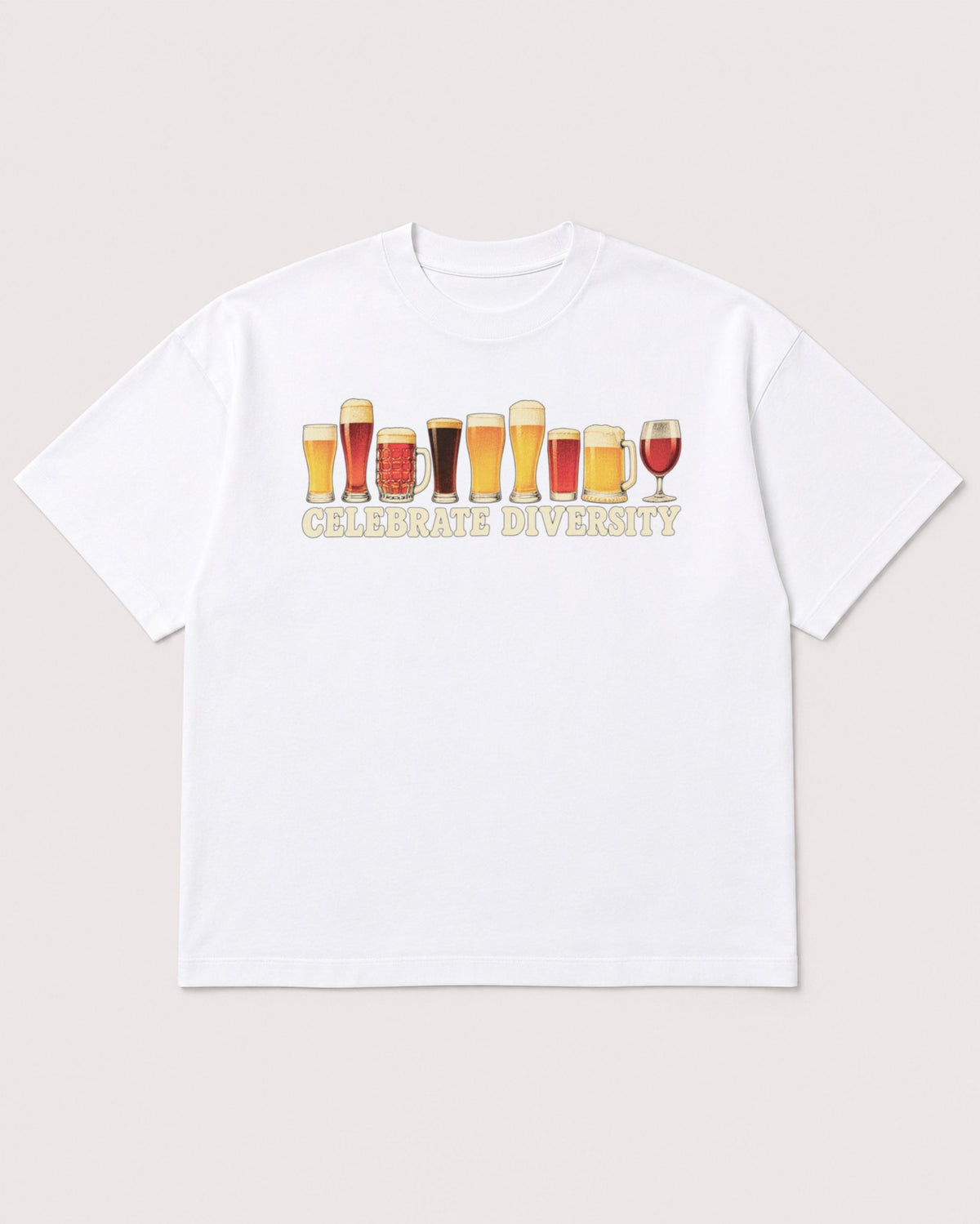 Mockup Boxy Heavyweight Tee White product