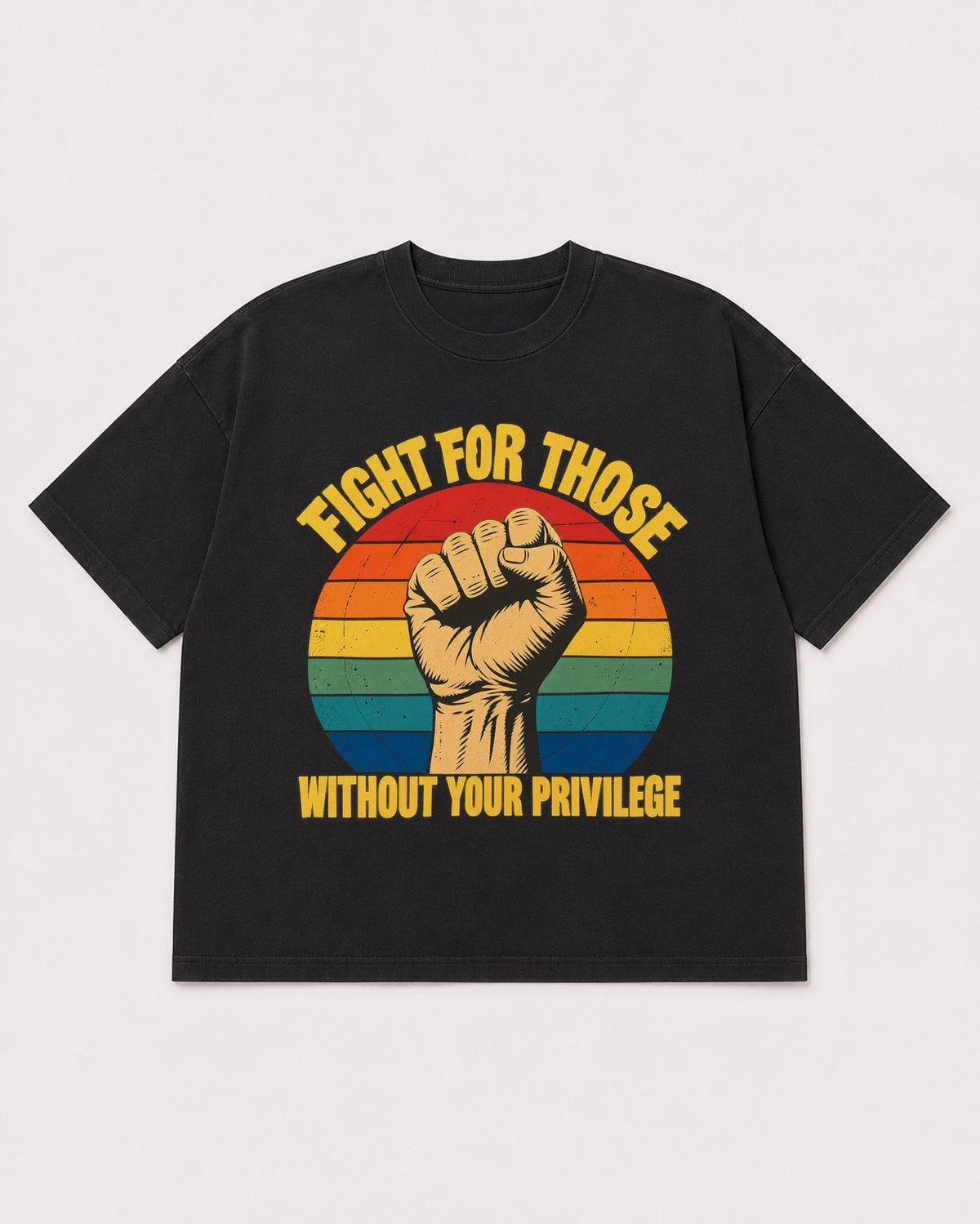 Mockup Boxy Heavyweight Tee Black product