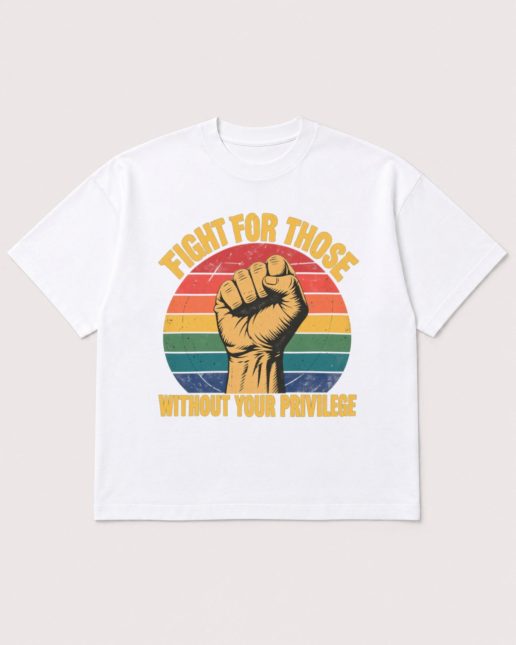 Mockup Boxy Heavyweight Tee White product