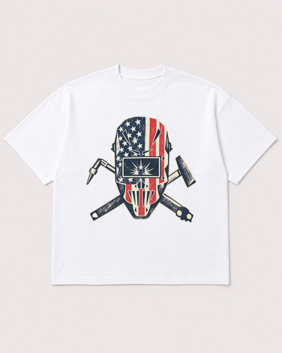 Mockup Boxy Heavyweight Tee White product