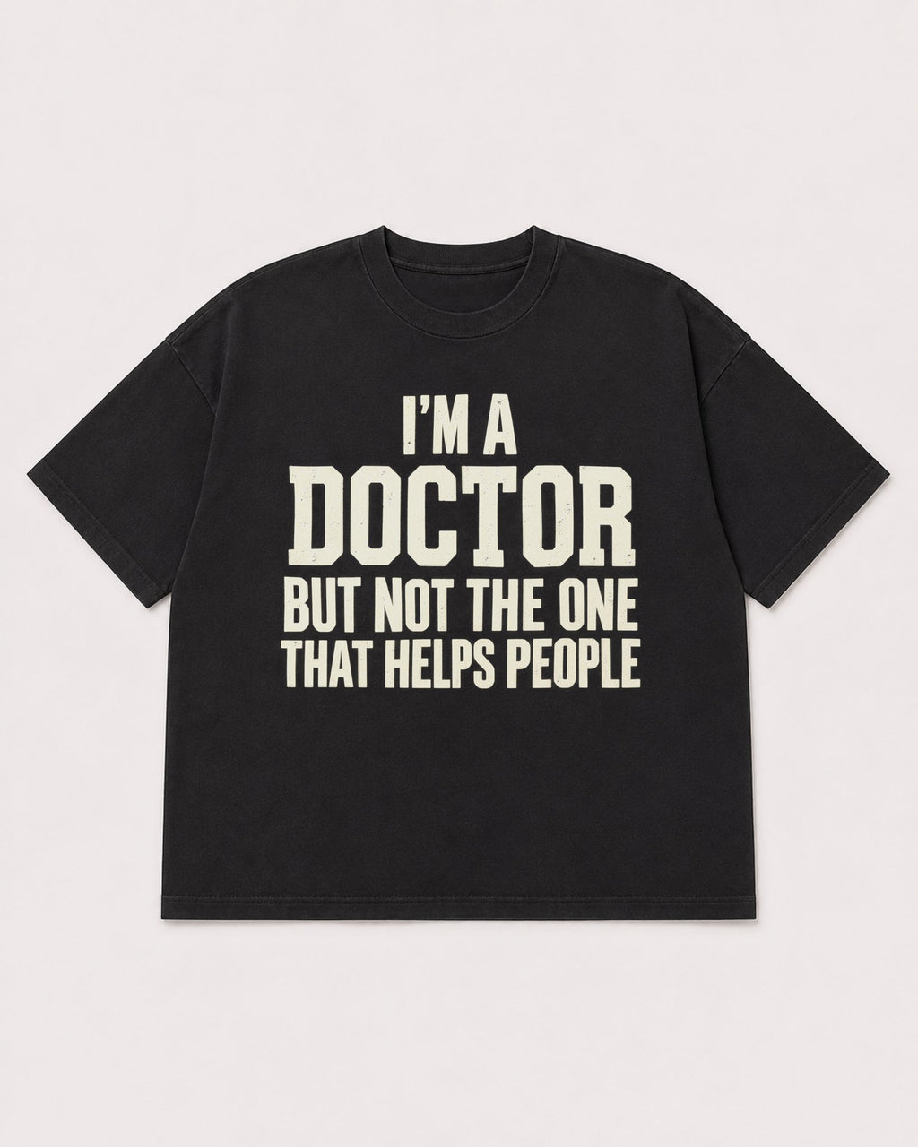 Mockup Boxy Heavyweight Tee Black product