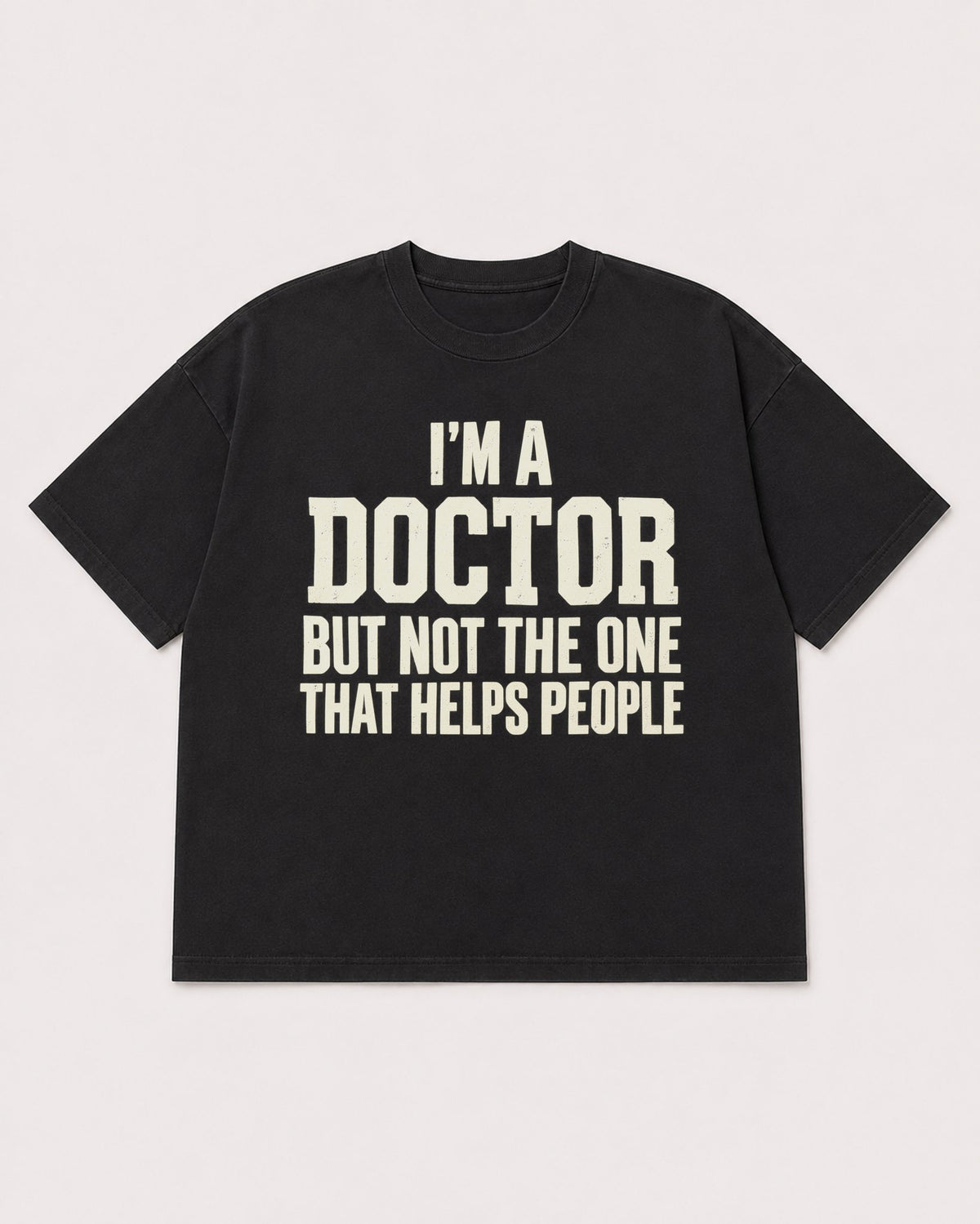 Mockup Boxy Heavyweight Tee Black product