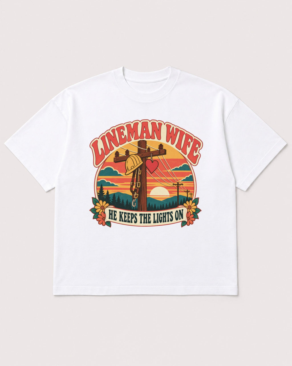 Mockup Boxy Heavyweight Tee White product