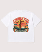 Mockup Boxy Heavyweight Tee White product