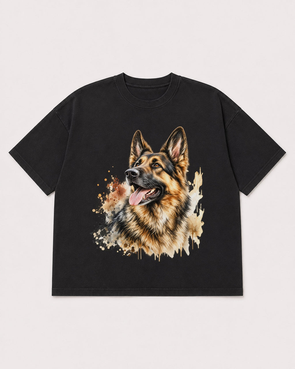 Mockup Boxy Heavyweight Tee Black product