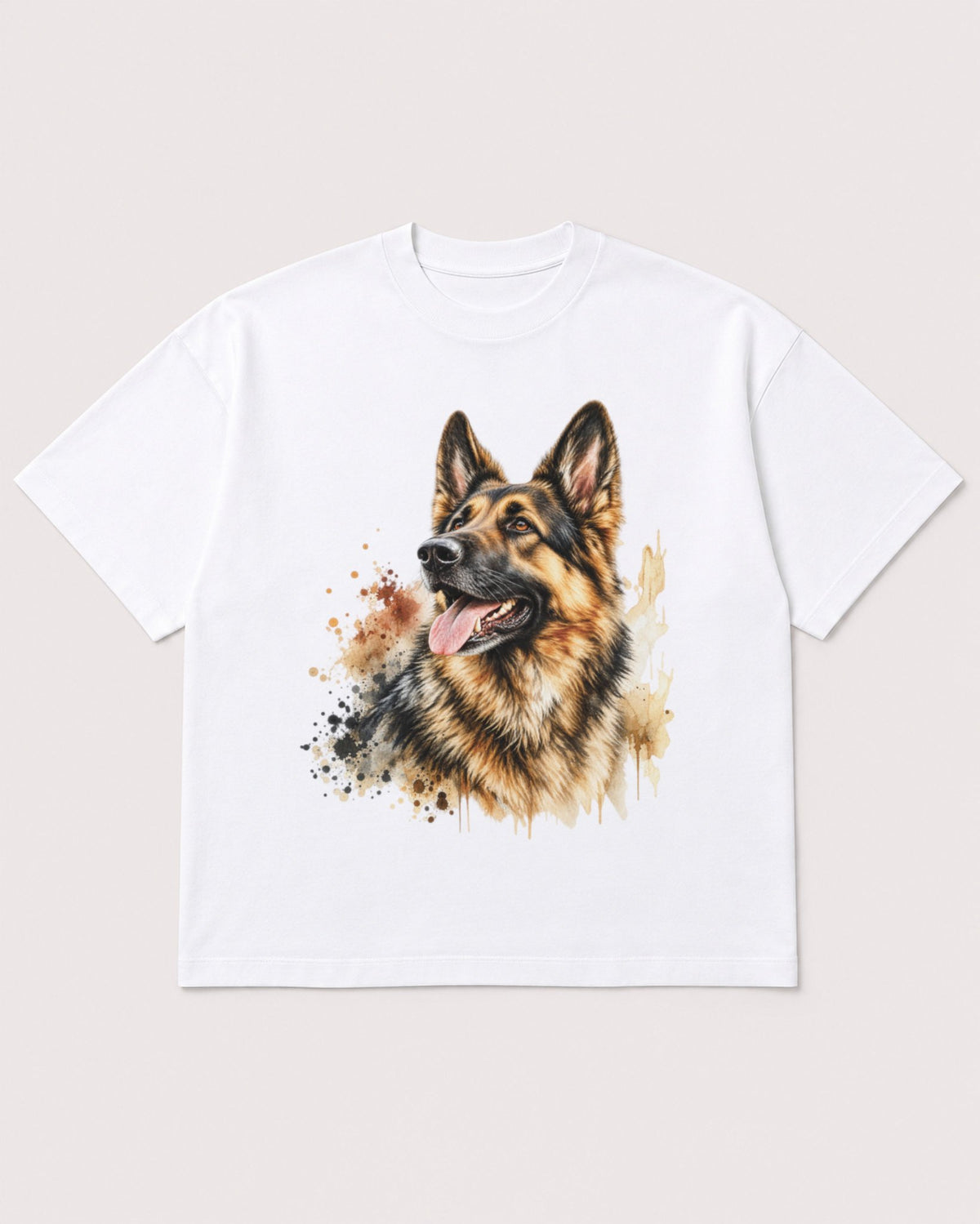 Mockup Boxy Heavyweight Tee White product