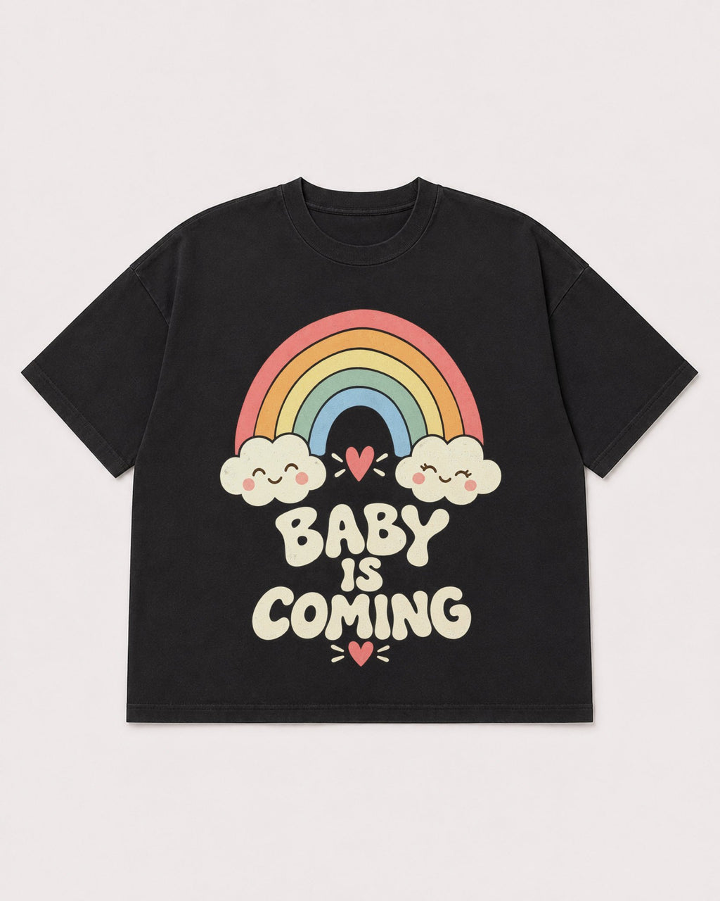 Mockup Boxy Heavyweight Tee Black product