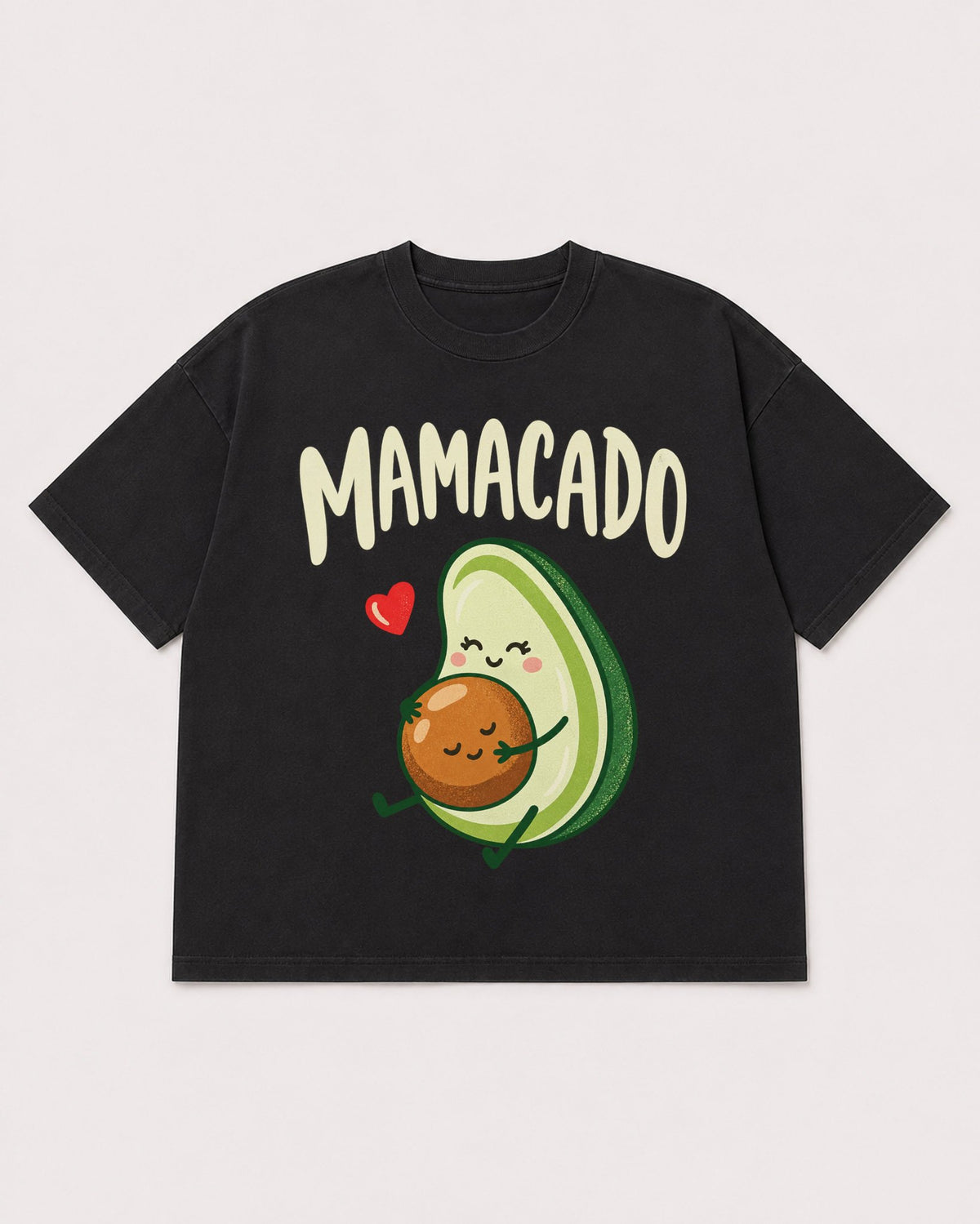Mockup Boxy Heavyweight Tee Black product