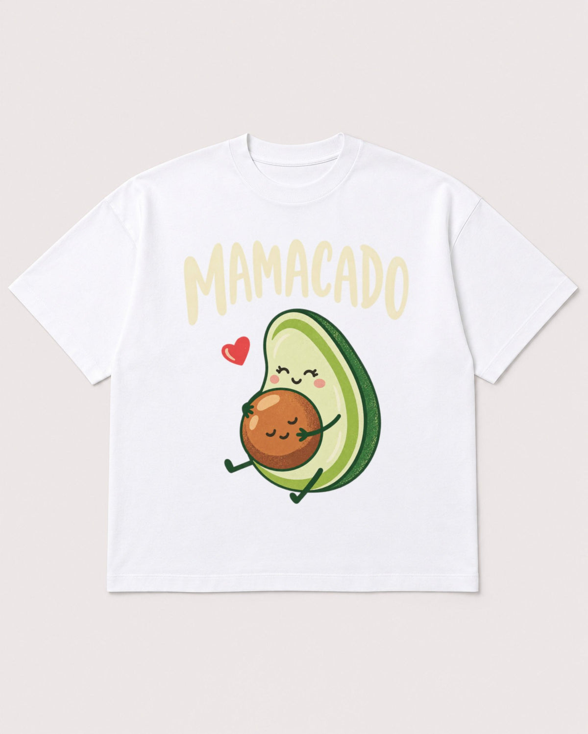 Mockup Boxy Heavyweight Tee White product