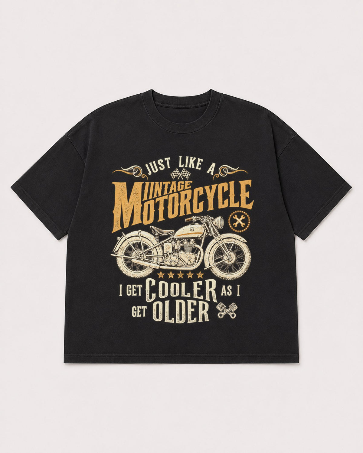Mockup Boxy Heavyweight Tee Black product
