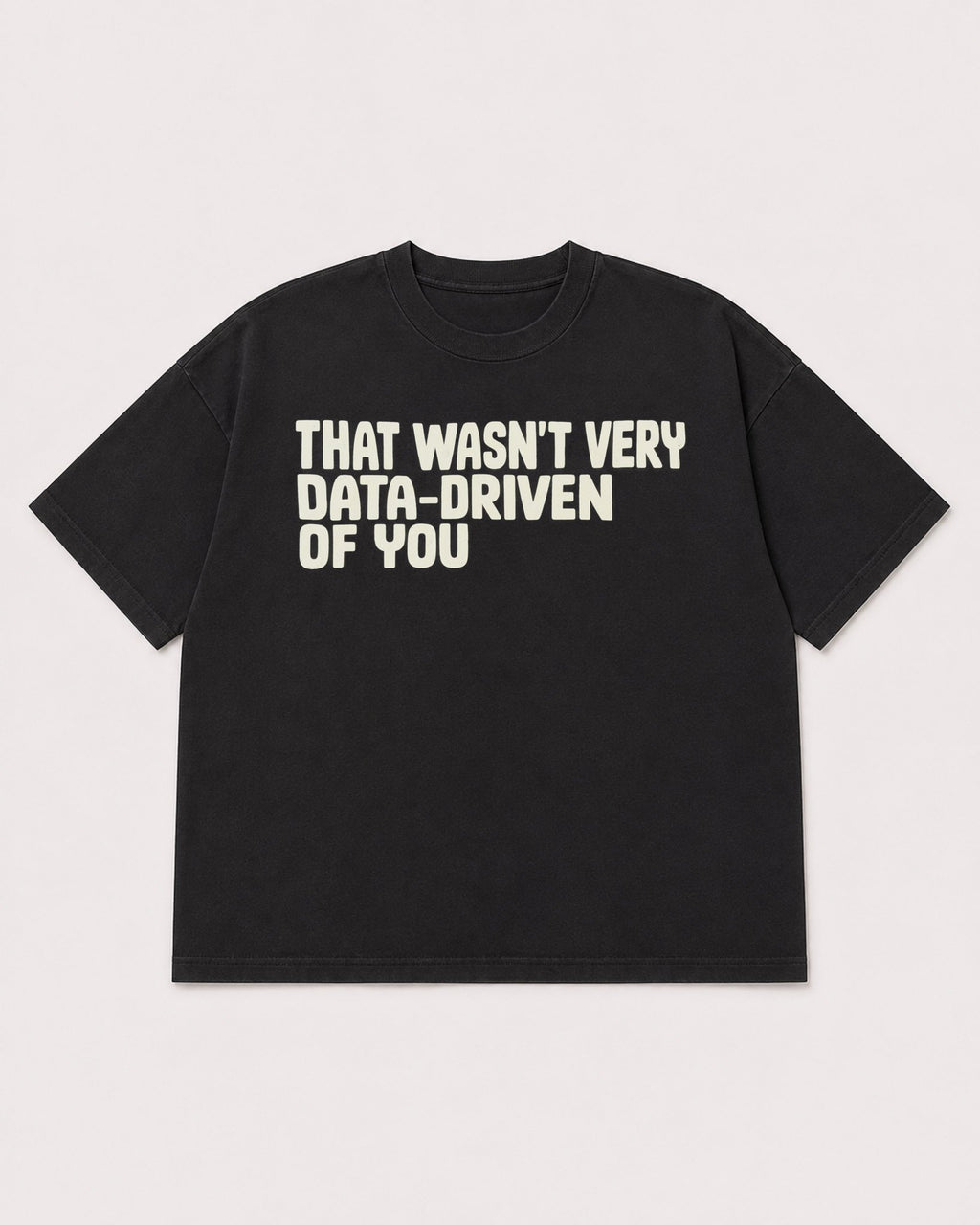 Mockup Boxy Heavyweight Tee Black product