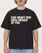 Mockup Boxy Heavyweight Tee Black male close-up 09