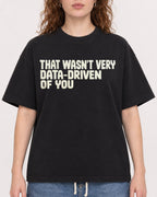 Mockup Boxy Heavyweight Tee Black female close-up 09