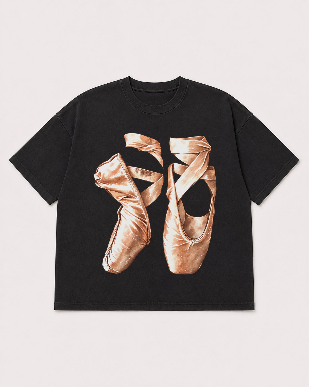 Mockup Boxy Heavyweight Tee Black product