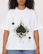 Mockup Boxy Heavyweight Tee White female close-up 05