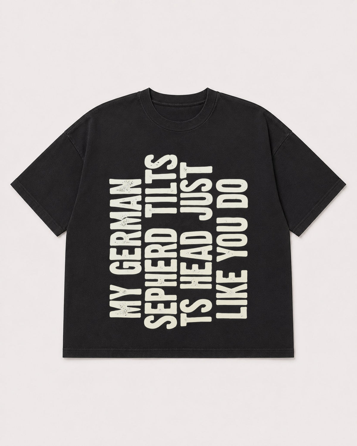 Mockup Boxy Heavyweight Tee Black product