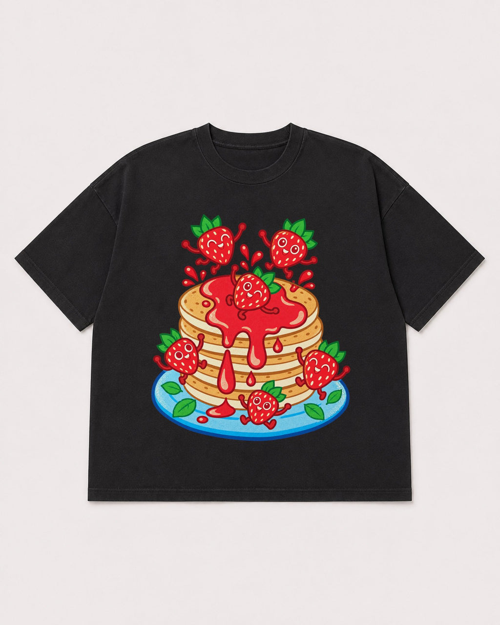 Mockup Boxy Heavyweight Tee Black product