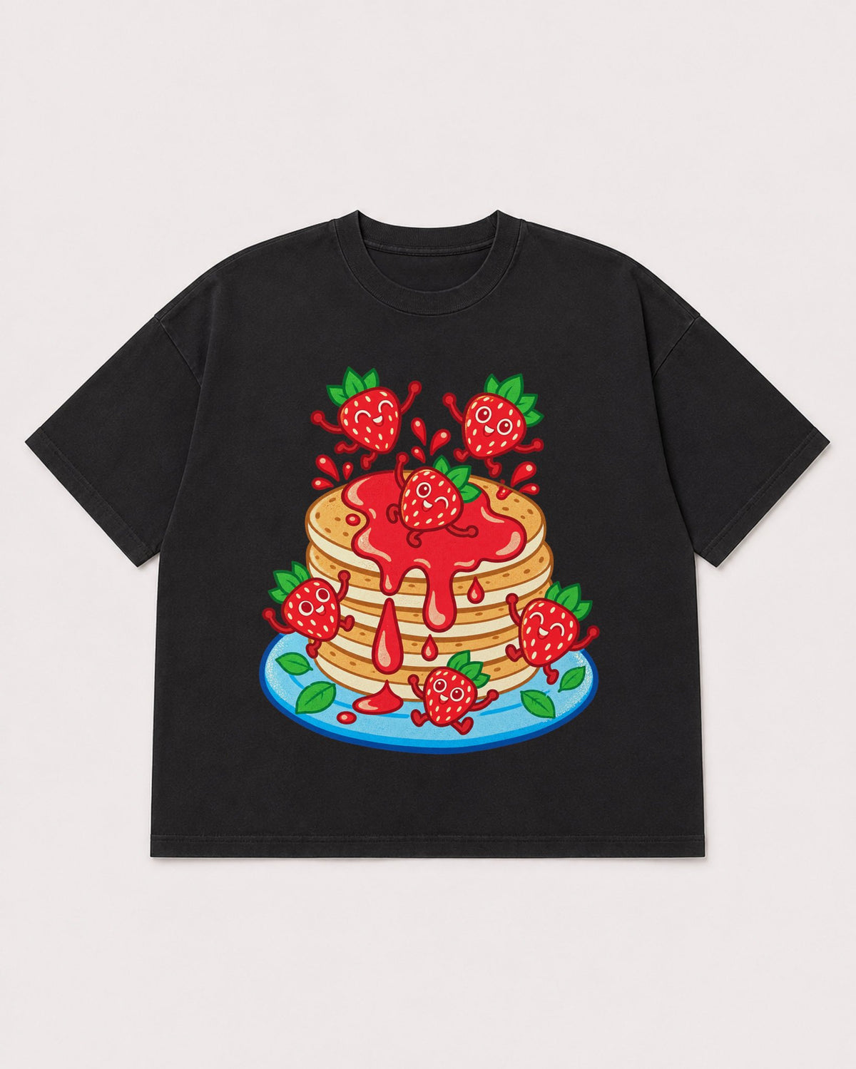 Mockup Boxy Heavyweight Tee Black product