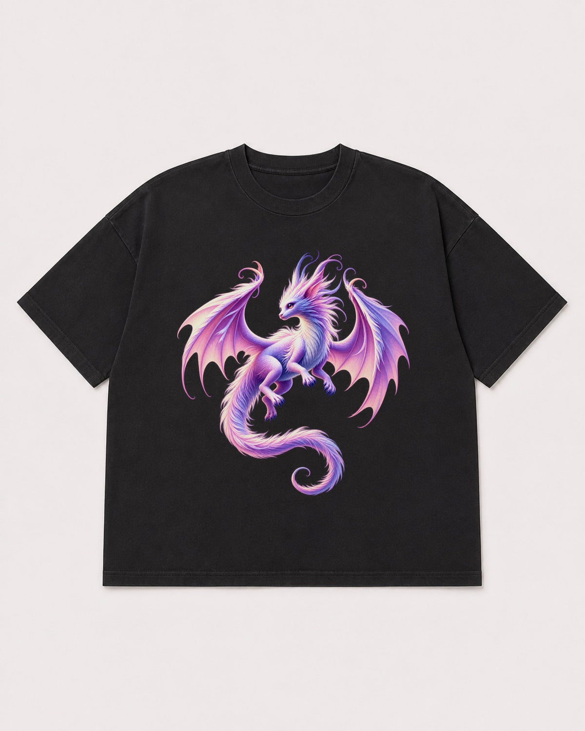 Mockup Boxy Heavyweight Tee Black product