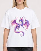 Mockup Boxy Heavyweight Tee White female close-up 08