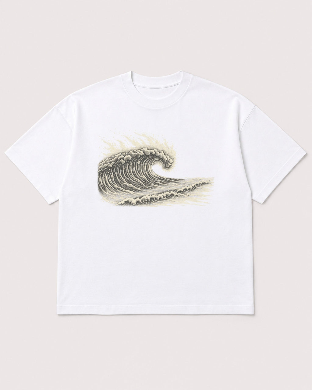 Mockup Boxy Heavyweight Tee White product