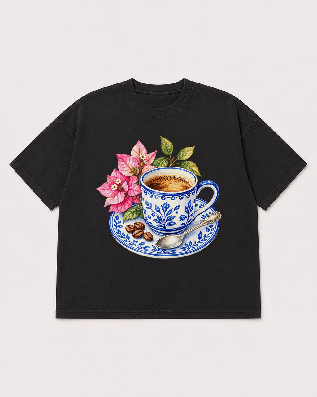 Mockup Boxy Heavyweight Tee Black product