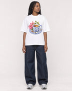 Mockup Boxy Heavyweight Tee White female full-body 04